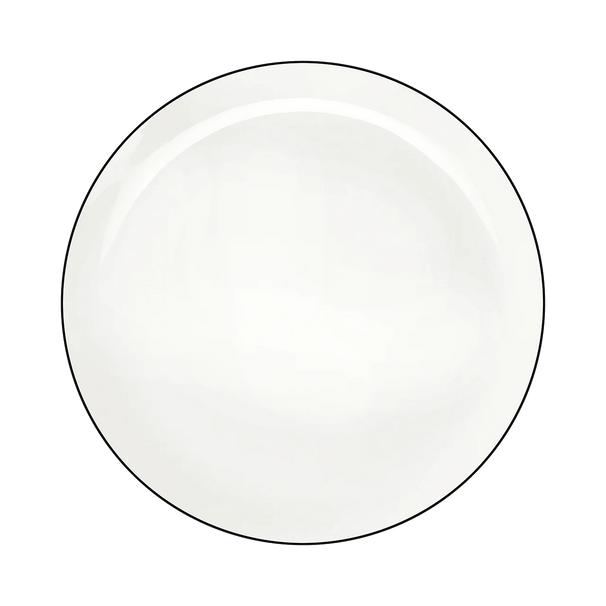 ASA Selection Morgenmadstallerkener / Desserttallerkener A Table Ligne Noire ø 21 cm - 4 Styk