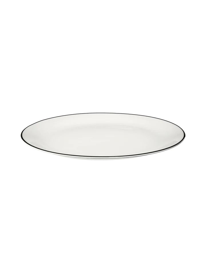 ASA Selection Morgenmadstallerkener / Desserttallerkener A Table Ligne Noire ø 21 cm - 4 Styk