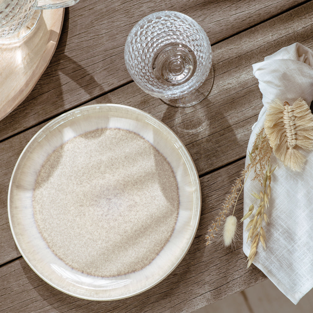 Villeroy & Boch Morgenmadstallerken / Desserttallerken Perlemor Sand - ø 24 cm
