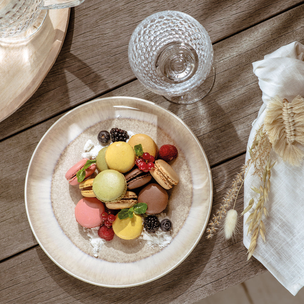Villeroy & Boch Morgenmadstallerken / Desserttallerken Perlemor Sand - ø 24 cm