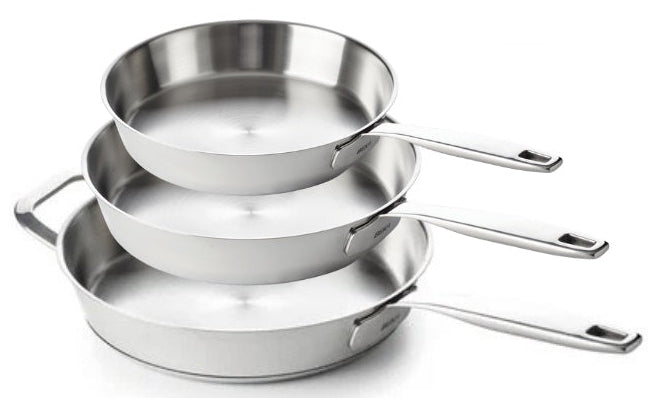 BEKA MAESTRO 5-lags Stegepande Sæt 3-Delt - 20 cm + 24 cm + 28 cm