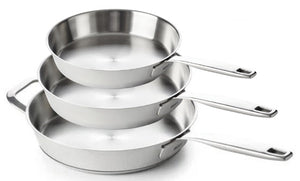 BEKA MAESTRO 5-lags Stegepande Sæt 3-Delt - 20 cm + 24 cm + 28 cm