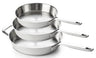 BEKA MAESTRO 5-lags Stegepande Sæt 3-Delt - 20 cm + 24 cm + 28 cm