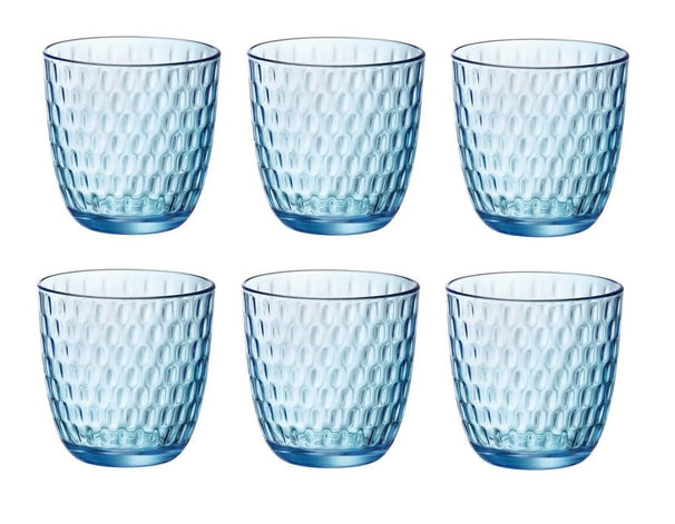 Bormioli Rocco Waterglazen Slot - Blå - 290 ml - 6 stk.