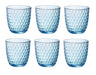Bormioli Rocco Waterglazen Slot - Blå - 290 ml - 6 stk.