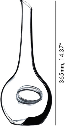 Riedel Decanteerkaraf Black Tie Occhio Nero - Håndlavet - 750 ml