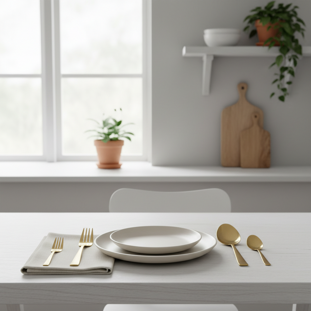 Studio Tavola Bestekset - Classic - Champagne - 42-delig / 8 personer