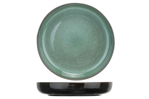 Cosy & Trendy Dybe Tallerkener / Pastatallerkener Lerida Meadow Grøn ø 23.5 cm - 4 Styk