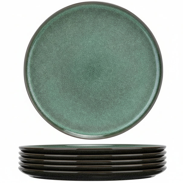 Cosy & Trendy Dinerborden Lerida Meadow Grøn ø 26 cm - 4 Stykker