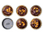 Birkmann Taartform / Bagform / Quicheform med løs bund Premium Baking ø 10 x 2 cm - 6 Stykker