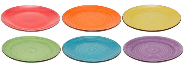 Studio Tavola Dinerborden Sunny Summer ø 26,5 cm - 6 styk