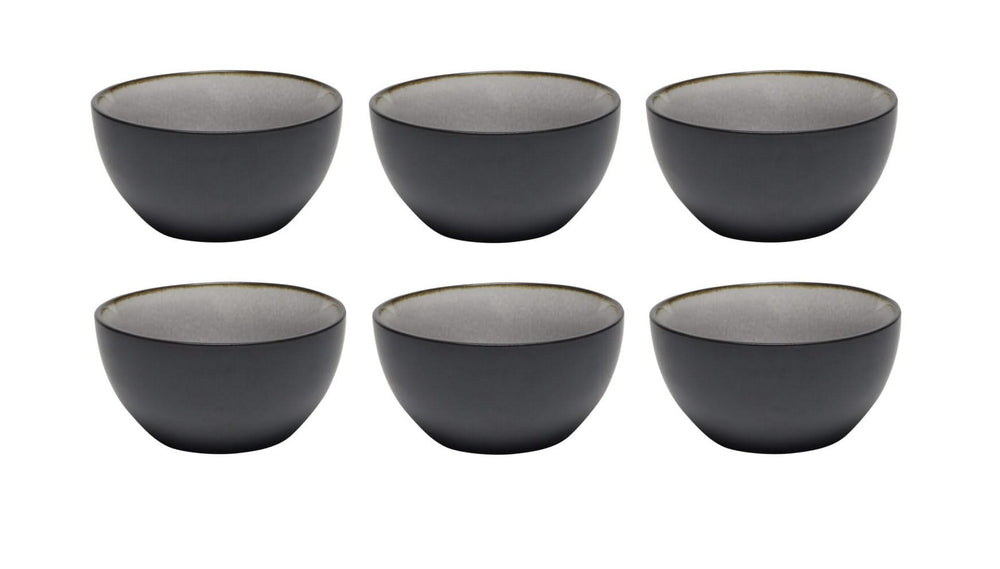 Cookinglife Kleine Kommen Nola Warm Grey ø 12 cm - 6 stuks