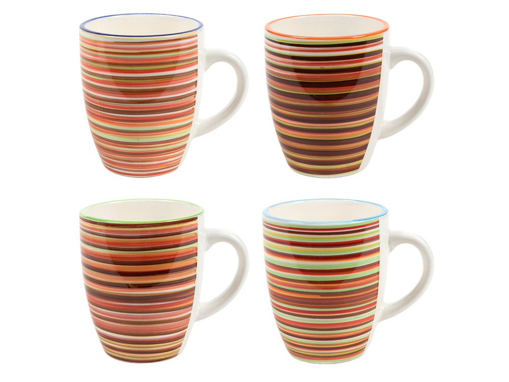Cookinglife Mugs Rhythm & Lines 340 ml - 4 Styk