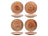 Cookinglife Dinerborden Rhythm & Lines ø 26.5 cm - 4 Stuks
