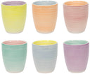 Cookinglife Koffiebekers Pastel Harmony 340 ml - 6 Stuks