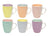 Cookinglife Mokken Pastel Harmony 340 ml - 6 Stuks