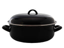 Cookinglife Braadpan med deksel - Emaille - Cooking - ø 24 cm / 4 Liter - geëmailleerde anti-aanbaklaag