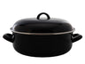 Cookinglife Braadpan med deksel - Emaille - Cooking - ø 24 cm / 4 Liter - geëmailleerde anti-aanbaklaag