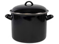 Cookinglife Soeppan - Emalje - Sort - ø 24 cm / 8 liter - emaljeret non-stick belægning