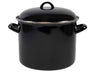Cookinglife Soeppan - Emalje - Sort - ø 24 cm / 8 liter - emaljeret non-stick belægning