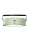 WoodWick Duftlys Ellipse Matcha Zest - 9 cm / 19 cm - Duftlys i Glas - Trævæge
