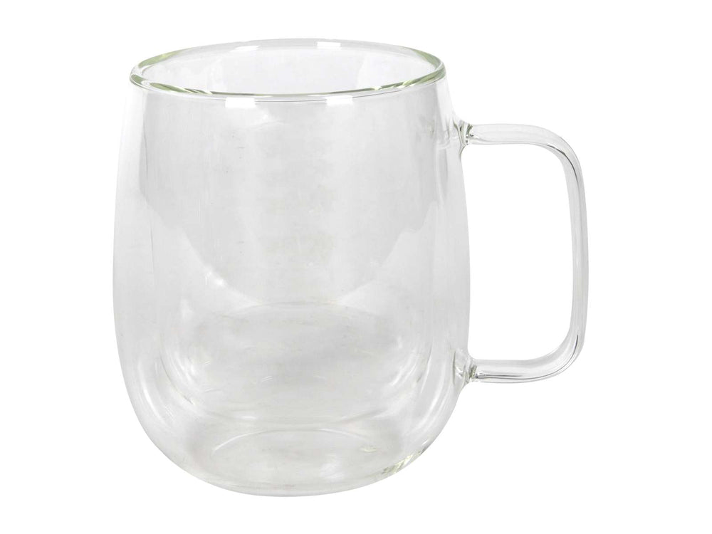 Cookinglife Dubbelwandige Latte macchiato- / theeglazen met oor - 400 ml - 2 Stuks