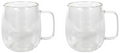 Cookinglife Dubbelwandige Latte macchiato- / theeglazen met oor - 400 ml - 2 Stuks