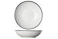 Cosy & Trendy Dybe Tallerkener / Pastatallerkener Speckle Hvid ø 20 cm - 6 stk.