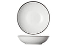 Cosy & Trendy Dybe Tallerkener / Pastatallerkener Speckle Hvid ø 20 cm - 6 stk.
