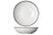 Cosy & Trendy Dybe Tallerkener / Pastatallerkener Speckle Hvid ø 20 cm - 6 stk.