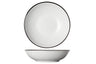 Cosy & Trendy Dybe Tallerkener / Pastatallerkener Speckle Hvid ø 20 cm - 6 stk.