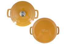 Cosy & Trendy Braadpan med deksel Fontestic Gietijzer Amber Gold Ø 28 cm / 6.8 Liter - emaljeret non-stick belægning