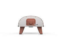 ZiiPa Pizza Oven Piana - Gasmodel - med Thermometer - Terracotta - til ø 30 cm pizzaer - Roterende pizzasten