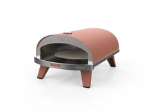 ZiiPa Pizza Oven Piana - Gasmodel - med Thermometer - Terracotta - til ø 30 cm pizzaer - Roterende pizzasten