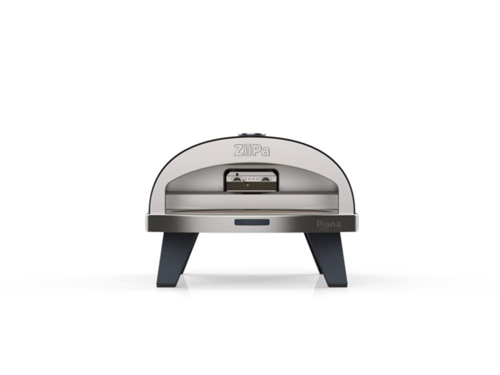 ZiiPa Pizza Oven Piana - Gasmodel - med Thermometer - Skifer - til ø 30 cm pizzaer - Roterende pizzasten