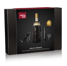 Vacu Vin Vinsæt Premium - Sort - 4 dele sæt