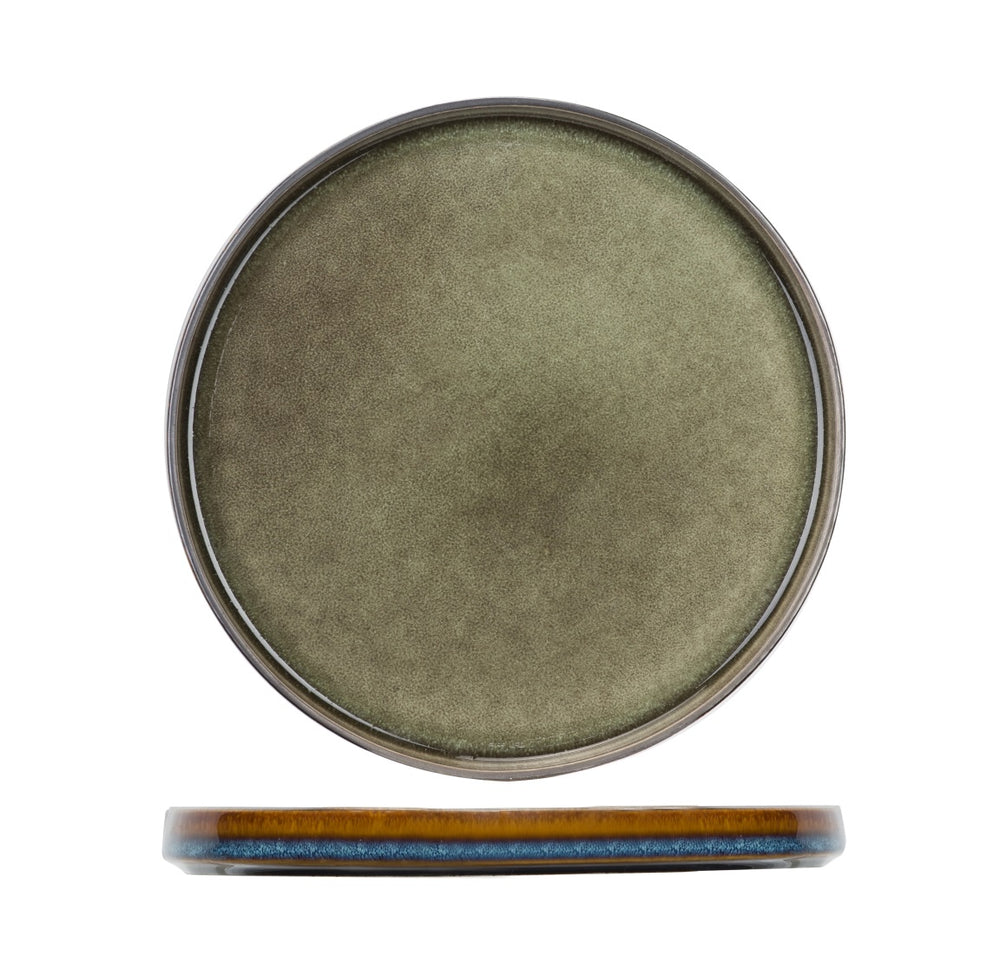 Cosy & Trendy Morgenmadstallerkener / Desserttallerkener - Quintana Green ø 22 cm - 4 Styk
