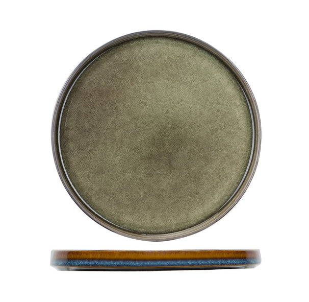 Cosy & Trendy Morgenmadstallerkener / Desserttallerkener - Quintana Green ø 22 cm - 4 Styk