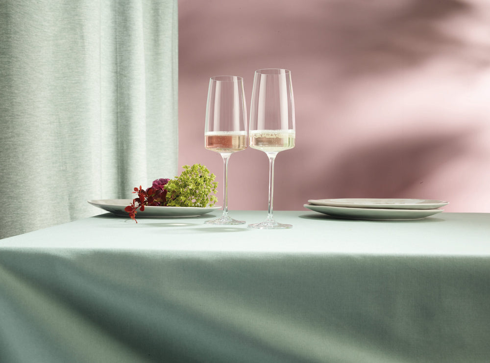 Zwiesel Glas Champagneglas - Flutes - Vivid Senses Light & Fresh - 380 ml - 2 styk