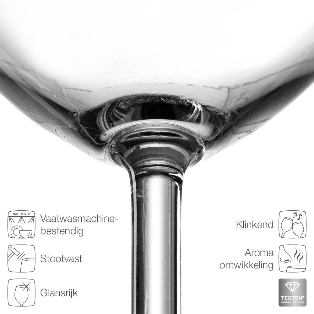 Leonardo Røde Vinglas - Daily - 460 ml - 6 stk.