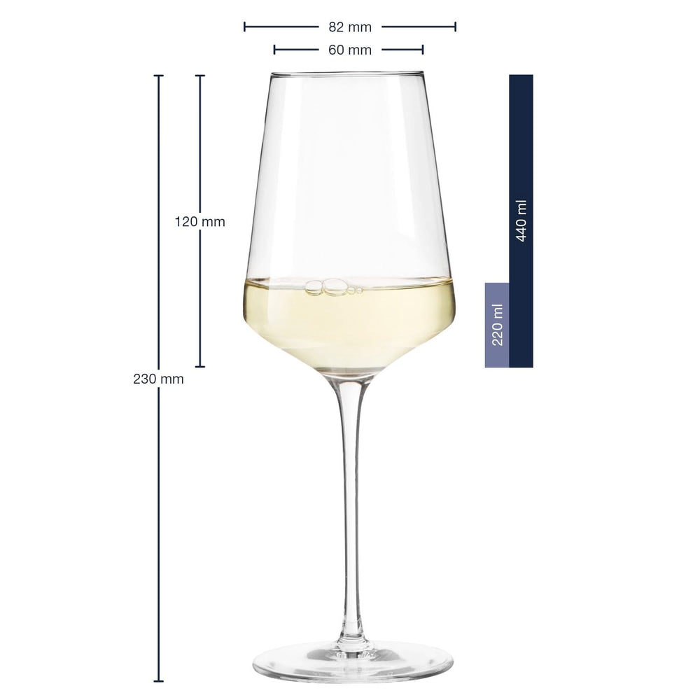 Leonardo Hvide Vinglas / Riesling Vinglas - Puccini - 400 ml - 6 stk.