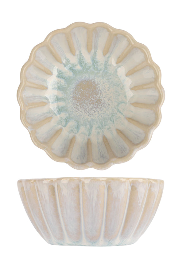 Cosy & Trendy Kleine Schaaltjes / Dipschaaltjes Astera Pure Wit - ø 7.5 cm - 4 Stuks