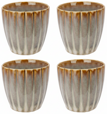 Cosy & Trendy Koffiekopjes / Senseo Kopjes - Astera Pearl Beige - 240 ml - 4 Stuks