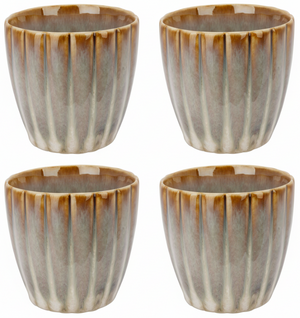 Cosy & Trendy Koffiekopjes / Senseo Kopjes - Astera Pearl Beige - 240 ml - 4 Stuks