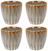 Cosy & Trendy Koffiekopjes / Senseo Kopjes - Astera Pearl Beige - 240 ml - 4 Stuks
