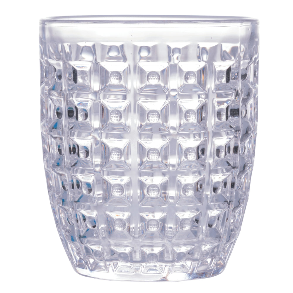 Villa d'Este Home Vandglas Geometrie Ocean - Blå - 350 ml - 6 stk.