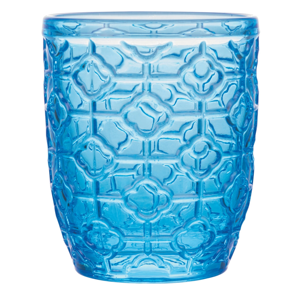 Villa d'Este Home Vandglas Geometrie Ocean - Blå - 350 ml - 6 stk.