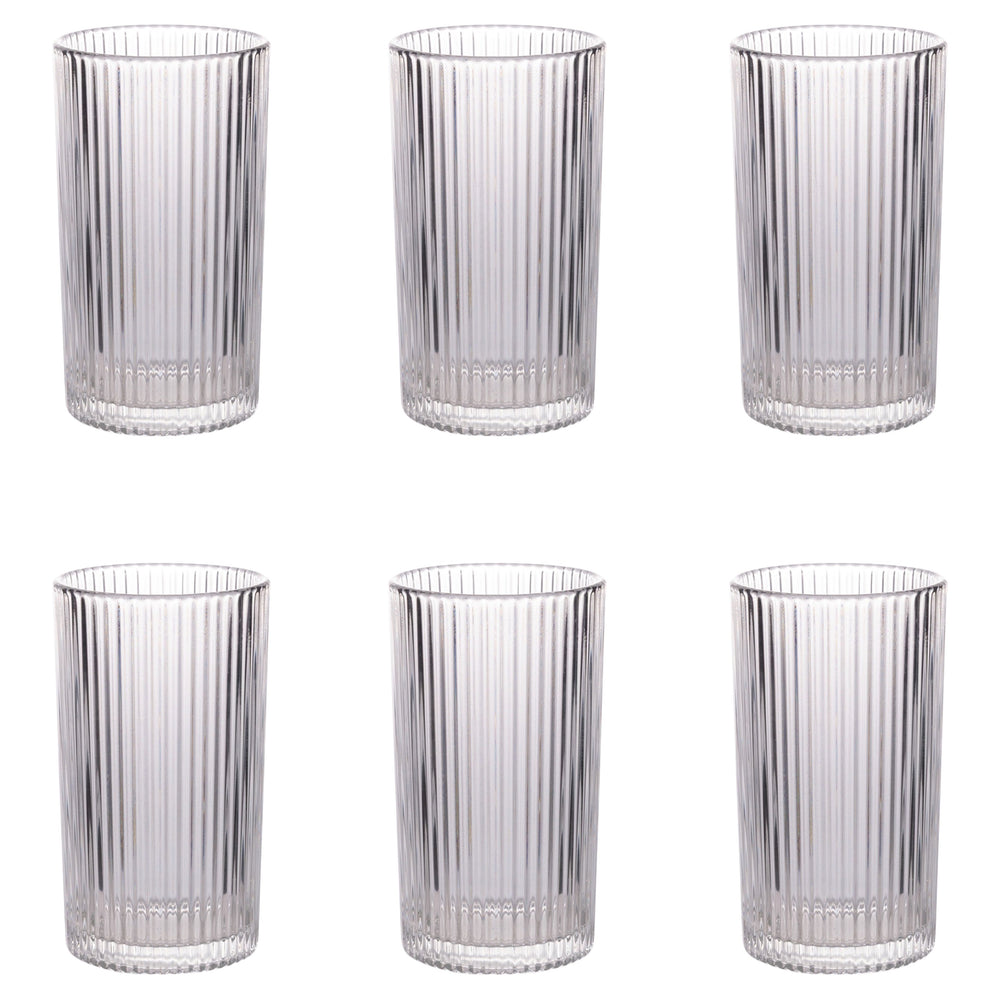 Villa d'Este Home Vandglas Cylinder - Transparent - 405 ml - 6 stk.