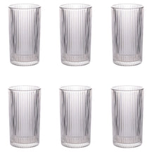 Villa d'Este Home Vandglas Cylinder - Transparent - 405 ml - 6 stk.