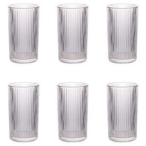 Villa d'Este Home Vandglas Cylinder - Transparent - 405 ml - 6 stk.